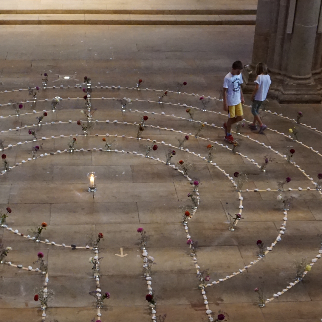 labyrinth mit kindern